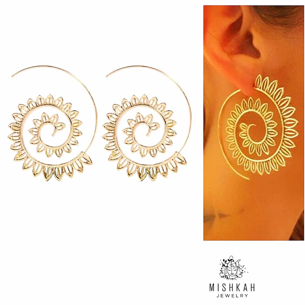 Just In🎉Women’s Bohemian Spiral Dangle Earrings